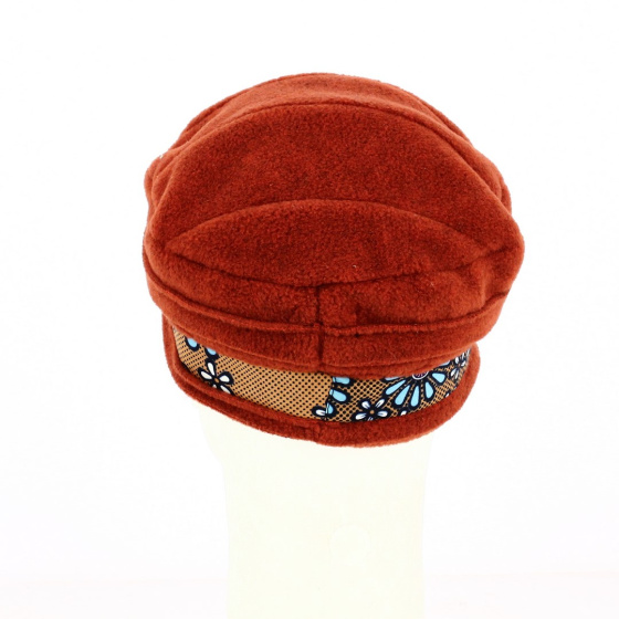 Orange Wax Polar Beanie