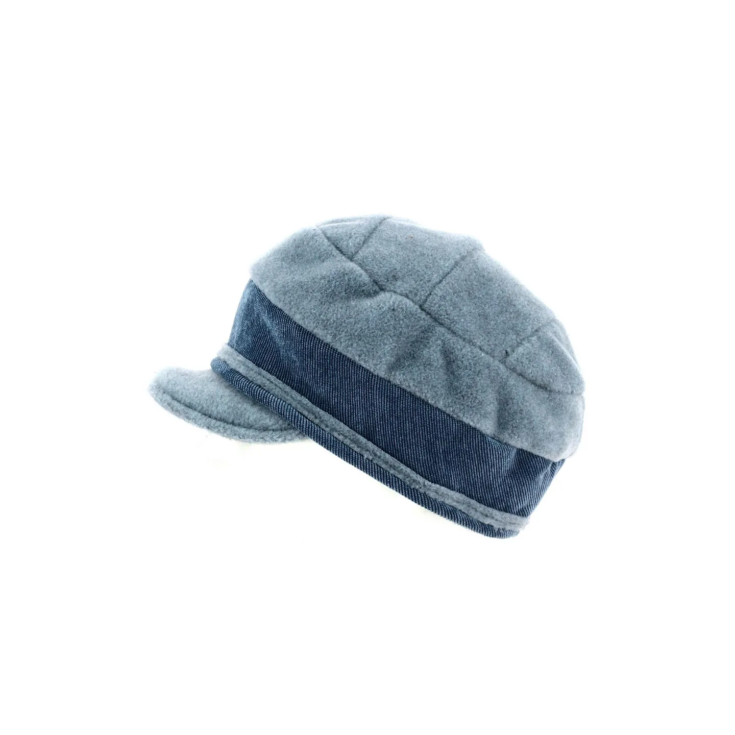 Blue Gray Velvet Fleece Cap - Traclet - ref 21176