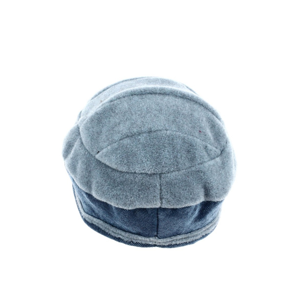 Casquette Polaire Velvet Bleu Gris