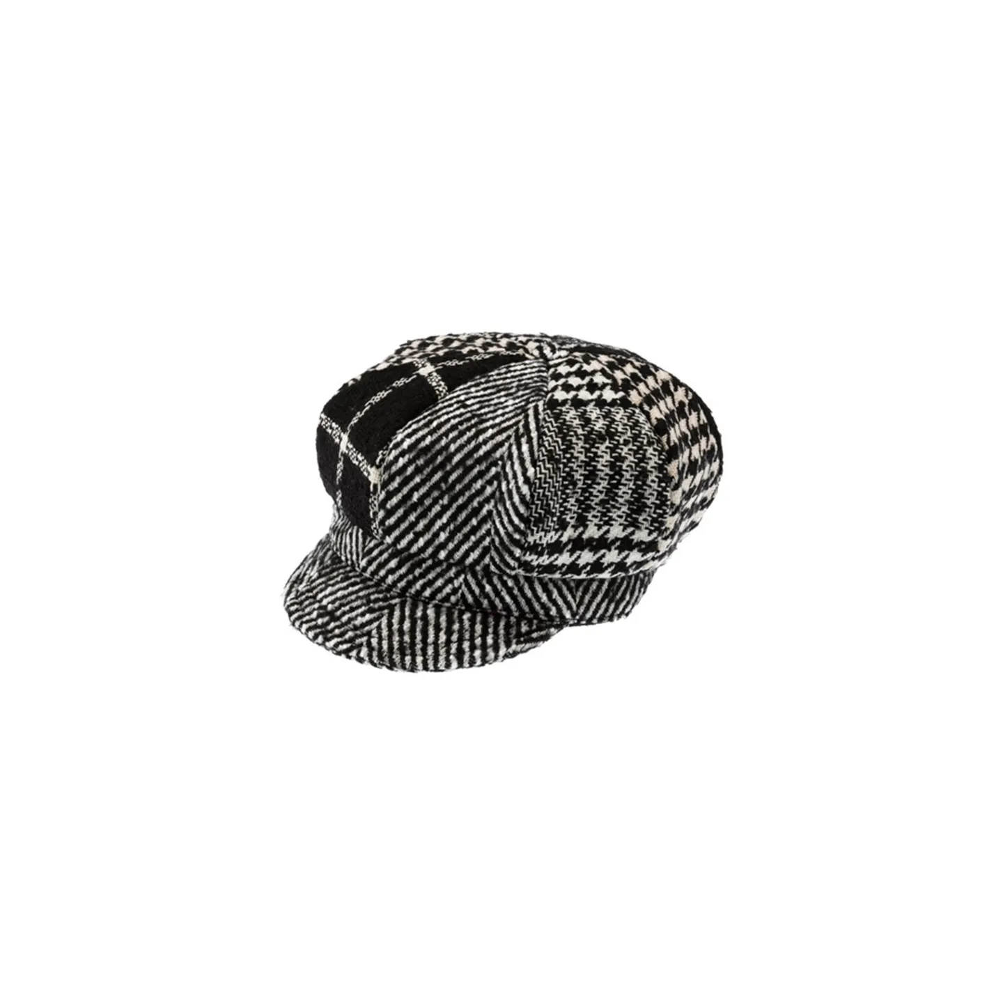 Ostuni Patchwork Newsboy Cap - Traclet Reference: 21179| Traclet Hatmakers