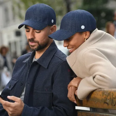 Ethan Denim Baseball Cap - Le Drapo  Reference: 21189 | Traclet Hat Shop