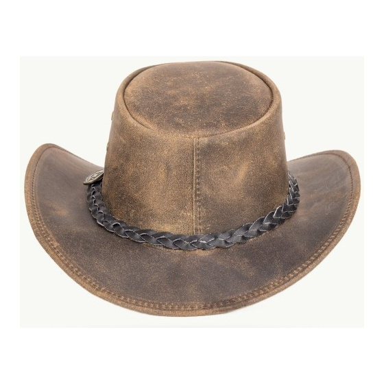 Australian Hat AFleetwood Brown Leather - SCIPPIS - Traclet