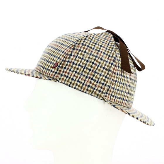 Casquette Sherlock en Laine avec Doublure- Alfonso d'Este Casquette Sherlock en Laine avec Doublure- Alfonso d'Este