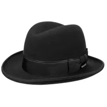 Chapeau Homburg Feutre Poil Noir- Stetson