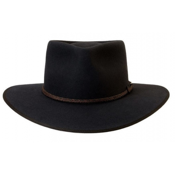 Black Fur Felt Countryman Hat - Statesman