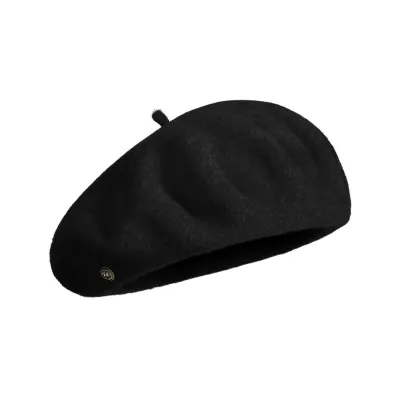 Béret Mini Iraty Cachemire Noir - Héritage par Laulhère