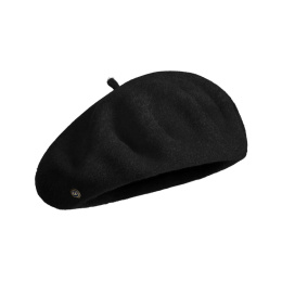 Black Cashmere Mini Iraty Beret - Heritage by Laulhère