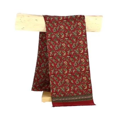 Foulard de Soie Léonard Bordeaux - Traclet