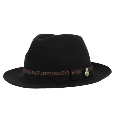 ARUNDEL Black wool felt hat - Christys'London - ref 21234
