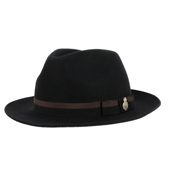 ARUNDEL Black wool felt hat - Christys'London