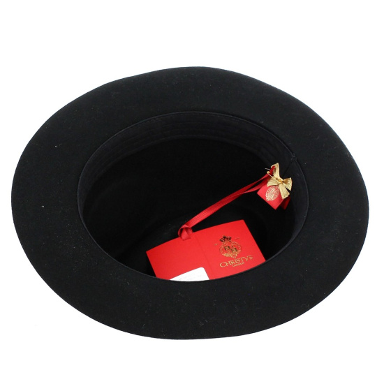 Chapeau ARUNDEL feutre laine Noir - Christys'London Chapeau ARUNDEL feutre laine Noir - Christys'London