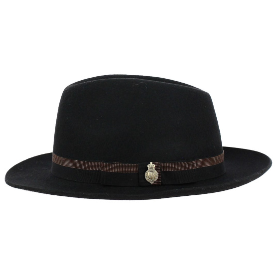 ARUNDEL Black wool felt hat - Christys'London ARUNDEL Black wool felt hat - Christys'London