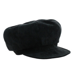 Océane Froidmont Black Velvet Cap - Crambes