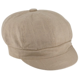 Luana Beige Newsboy Cap - Traclet
