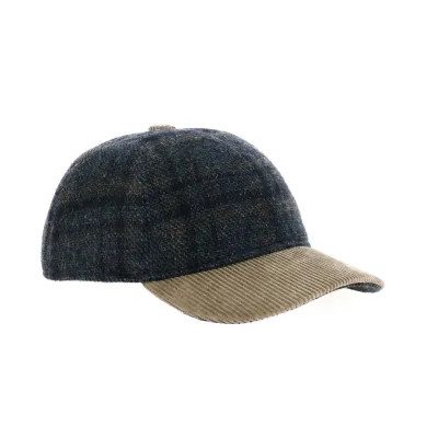 Casquette Baseball  NAVY-MARRON Cache-Oreilles  - Aurega
