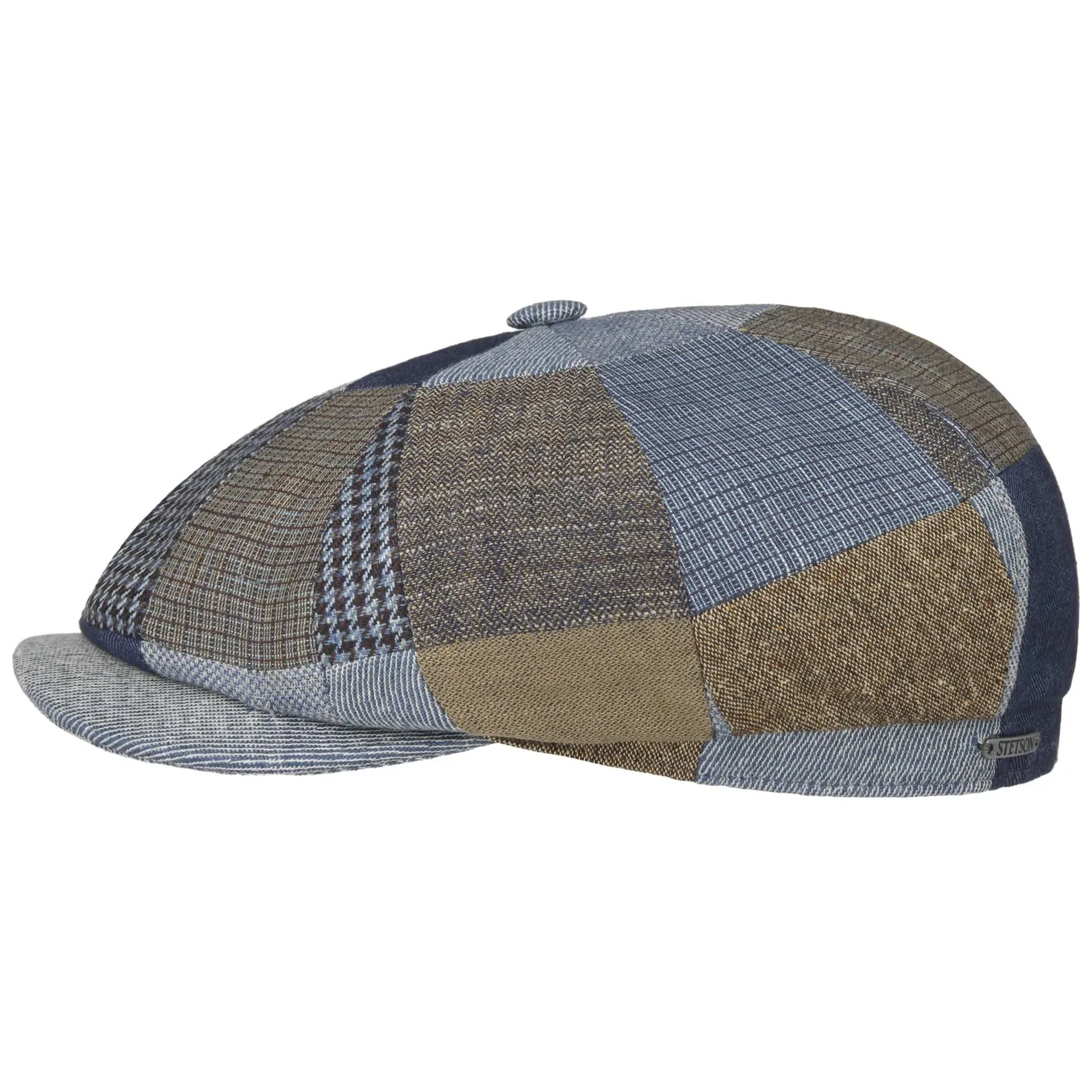 Casquette Hatteras Denim Bleu Patchwork - Stetson