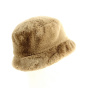 CAMEL fur bucket hat - Traclet Hat Shop