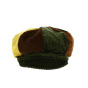 Multicolor Velvet Newsboy Cap - Faustmann