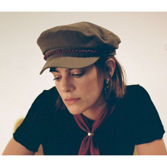 Casquette Marin Fiddler Olive Coton - Brixton Casquette Marin Fiddler Olive Coton - Brixton