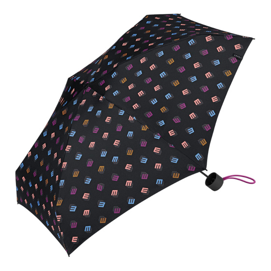 Mini Black Umbrella Letter E - Esprit