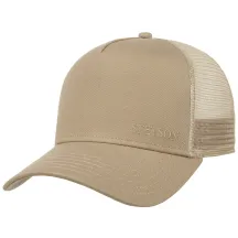 Casquette Baseball Trucker Coton Beige - Stetson