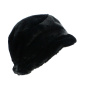 BLACK Faux Fur Bucket Hat - Traclet Hat Shop