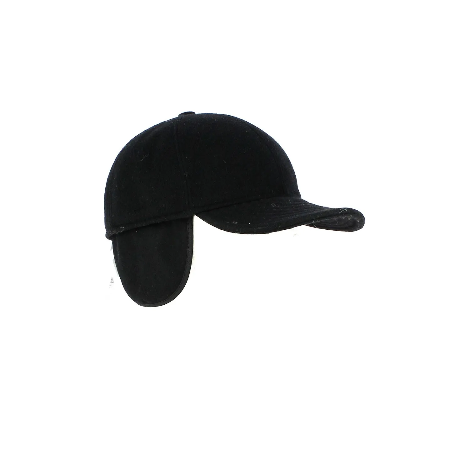 Black baseball cap with ear flaps - Teflon ref 21346