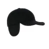 Black baseball cap with ear flaps - Teflon ref 21346