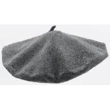 Grey Summer Beret Cotton Silk & Linen - Le Béret Français Reference: 5741 | Chapellerie Traclet