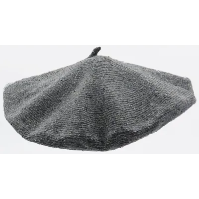 Grey Summer Beret Cotton Silk & Linen - Le Béret Français Reference: 5741 | Chapellerie Traclet