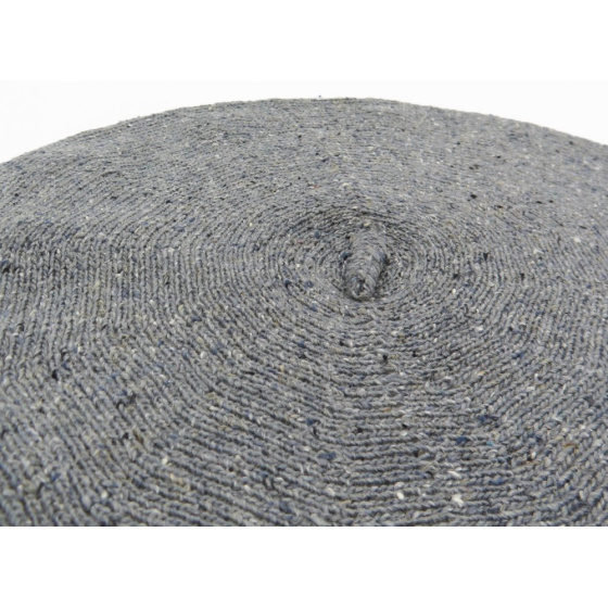 Béret Été Gris Coton Soie & Lin - Le Béret Français