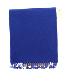Navy Wool Scarf - Traclet