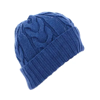 TRECCE blue-Marone beanie - Reference: 21280 | Traclet Hat Shop