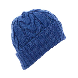 TRECCE blue-Marone beanie