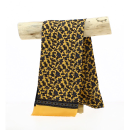 Yellow Leonard Silk Scarf - Traclet