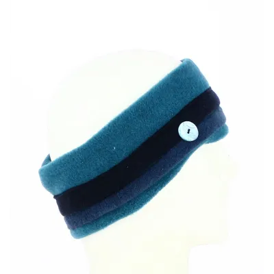 Turquoise fleece headband - Traclet Hat Shop Reference: 21315 | Traclet Hat Shop