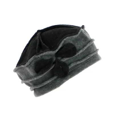 Toque Trèfle Gris polaire made in France - Traclet- ref 21323