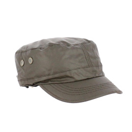 Brown Army Cap with Ear Flaps - Traclet