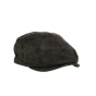 Yonkers Flat Cap Leather CHOCO - Aussie Apparel