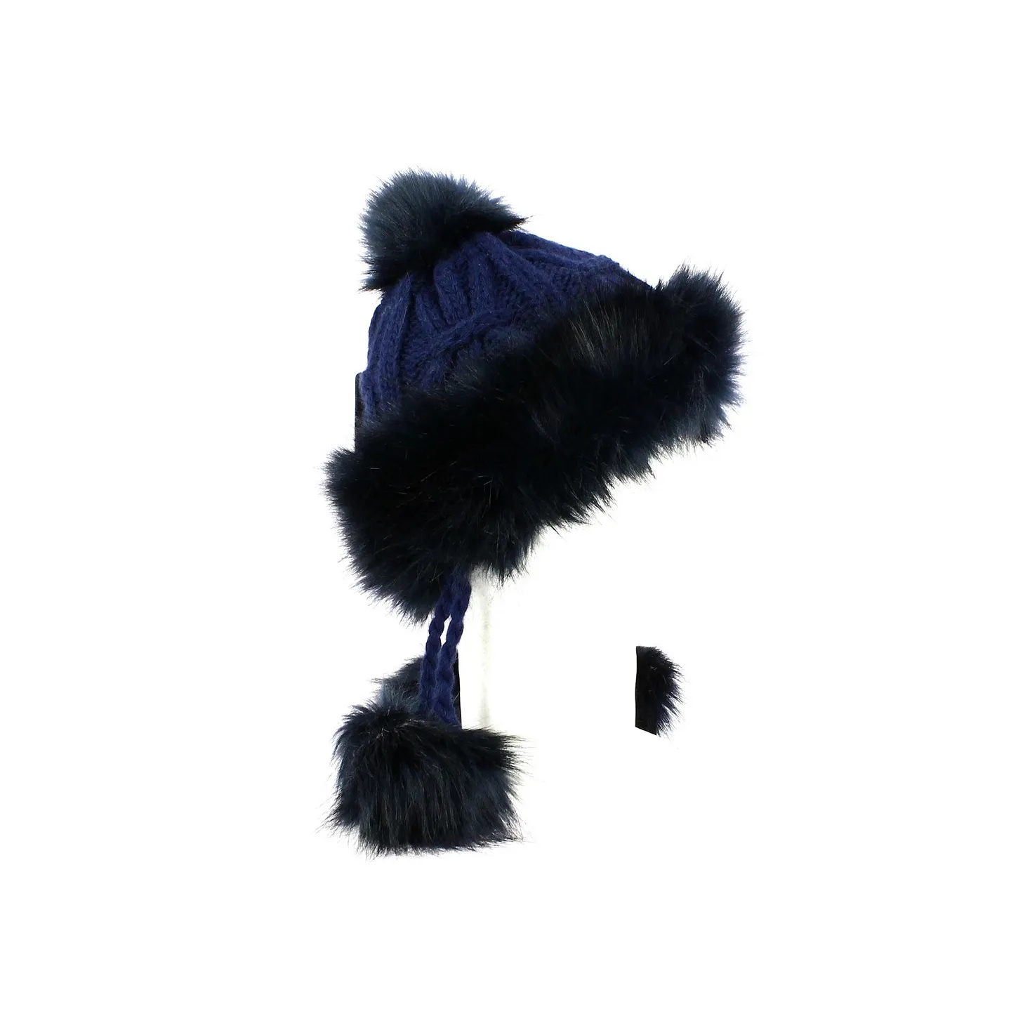 Bonnet Marine à Pompon Noir - Starling Reference : 21426 | Chapellerie Traclet