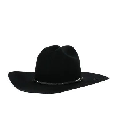 Chapeau Cowboy Perle Barnes Noir- Stetson Reference : 21413 | Chapellerie Traclet