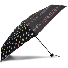 Parapluie Mini Ultra Slim Patchwork pâquerettes - Isotoner