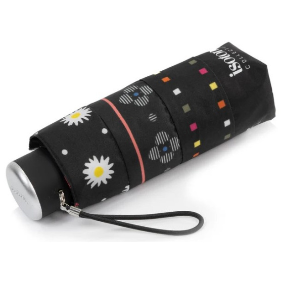 Parapluie Mini Ultra Slim Patchwork pâquerettes - Isotoner