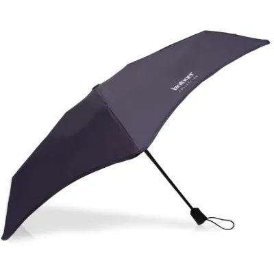 Mini X-TRA Solid Automatic Umbrella Grey Dark Edging - Isotoner
