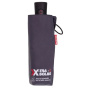 Mini X-TRA Solid Automatic Umbrella Grey Dark Edging - Isotoner