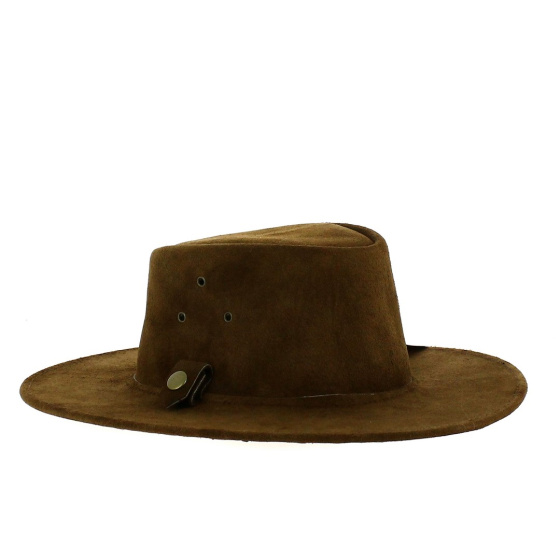 Australian Vaca Hat Camel Leather - Aussie Apparel