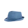 Chapeau Rufin Trilby Lin Bleu - Traclet