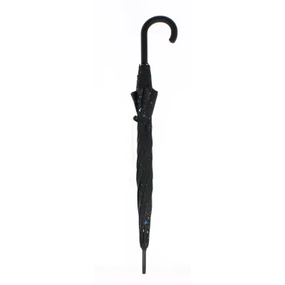Long Rain Stick Umbrella with Stars Black - Esprit Reference: 21353| Chapellerie Traclet