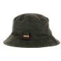 Brown Waterproof Cotton Bucket Hat Fontainebleau