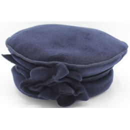 Fleece Beret with Coimbra Bow - Traclet
